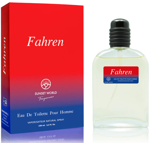 EAU DE TOILETTE FAHREN POUR HOMME SUNSET WORLD 100ML